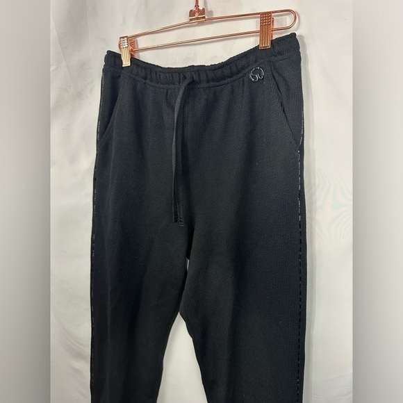 St John Sport black santana drawstring pants with sequins size S - Picture 3 of 9